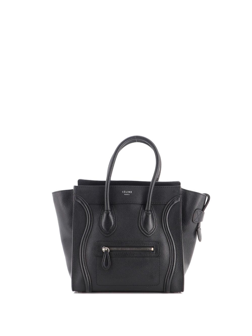 Celine Luggage Bag Grainy Leather Micro #348936C10B